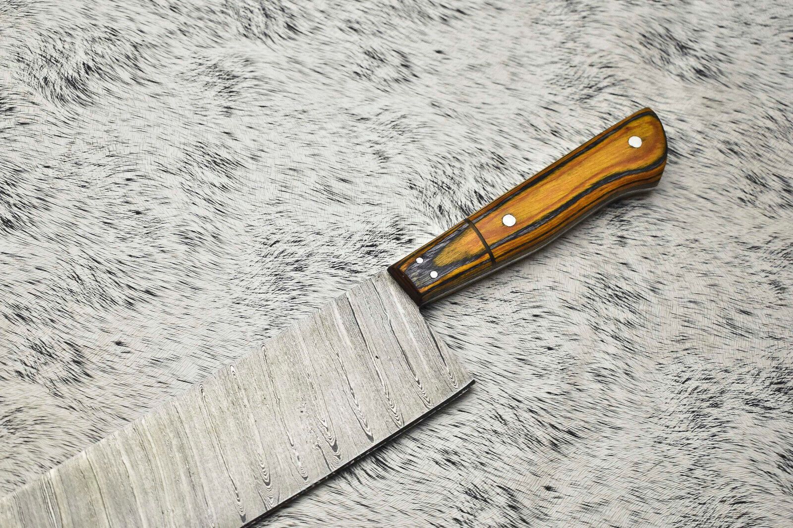 Premium Handmade Damascus Chef Knife  Professional Full Tang Kitchen Knife 1