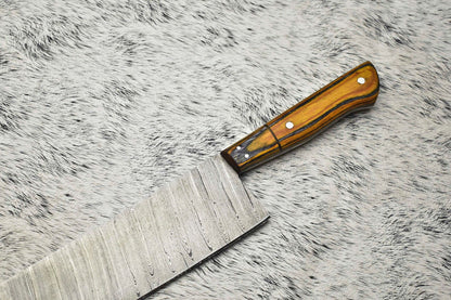 Premium Handmade Damascus Chef Knife  Professional Full Tang Kitchen Knife 1