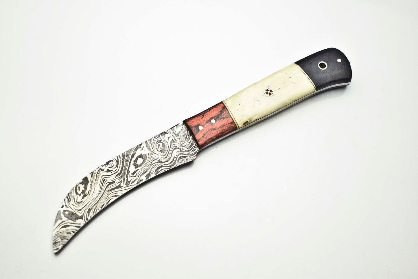 Authentic Damascus Chef Knife | Hand-Forged Kitchen Knife | Durable & Sharp