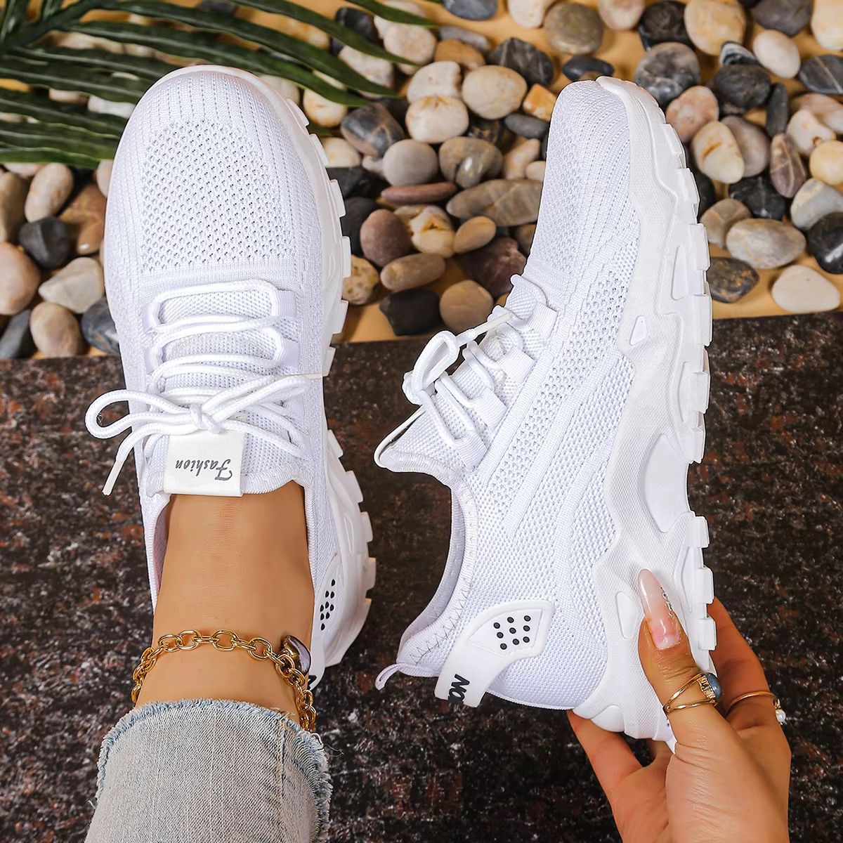 2025 Versatile HeightBoost Sneaker  Solid Colour Womens Casual Shoes With Free Shipping 9