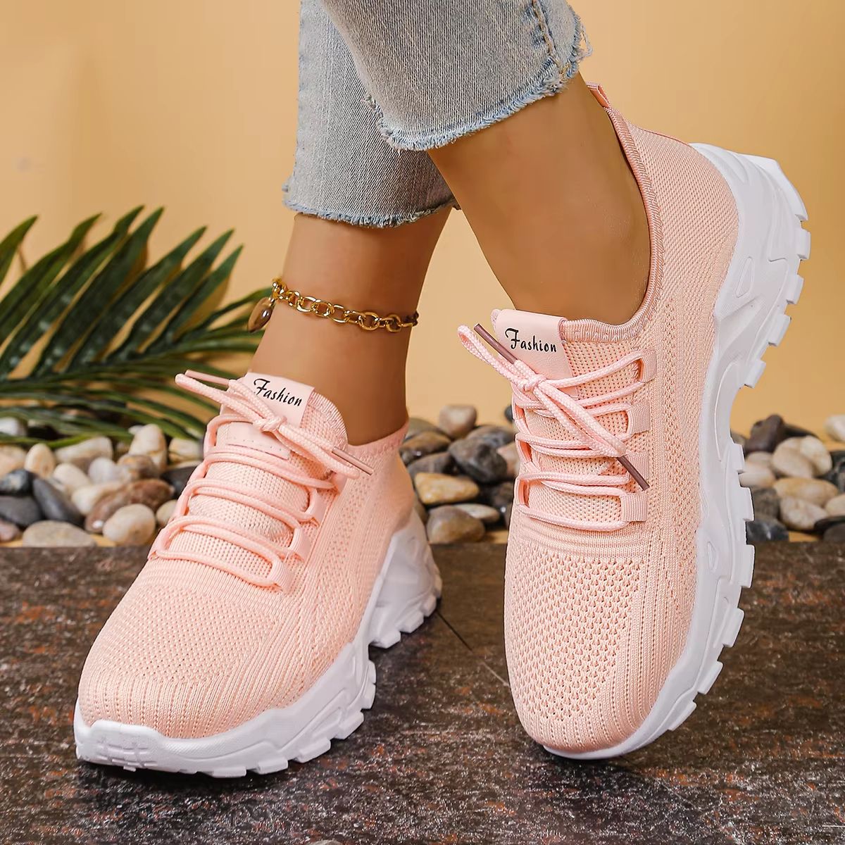 2025 Versatile HeightBoost Sneaker  Solid Colour Womens Casual Shoes With Free Shipping 1