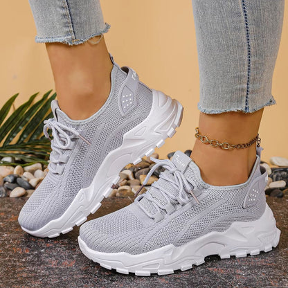 2025 Versatile HeightBoost Sneaker  Solid Colour Womens Casual Shoes With Free Shipping 4