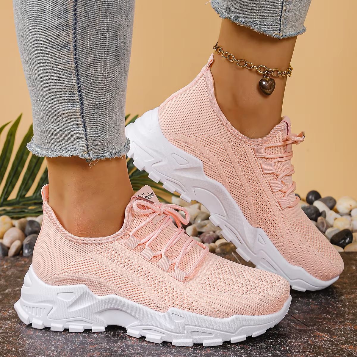 2025 Versatile HeightBoost Sneaker  Solid Colour Womens Casual Shoes With Free Shipping 8
