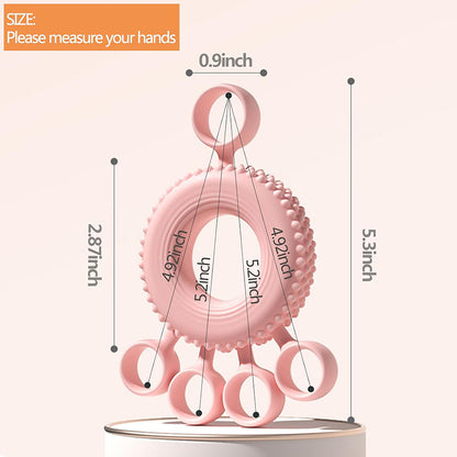 Hand Extensor Exerciser, Silicone Finger Stretcher Bands, Finger Grip Strength Trainer for Arthritis, Hand Exercise