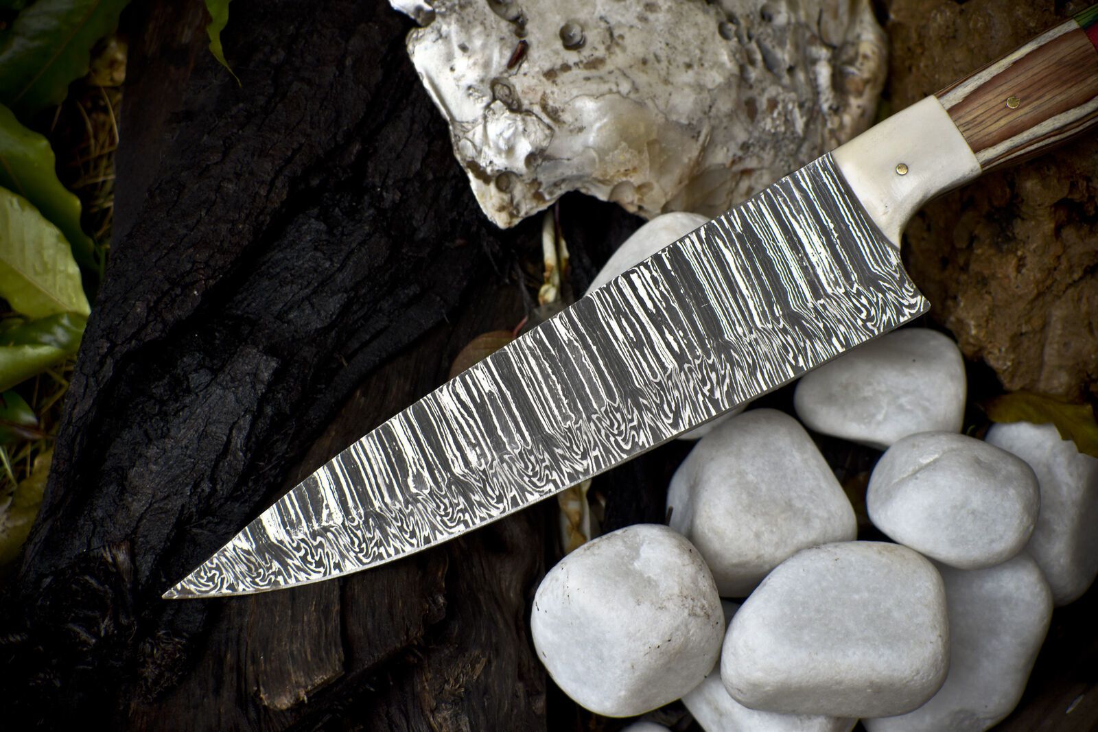 Luxury Handmade Damascus Chef Knife  Gift For Professional Chef 2