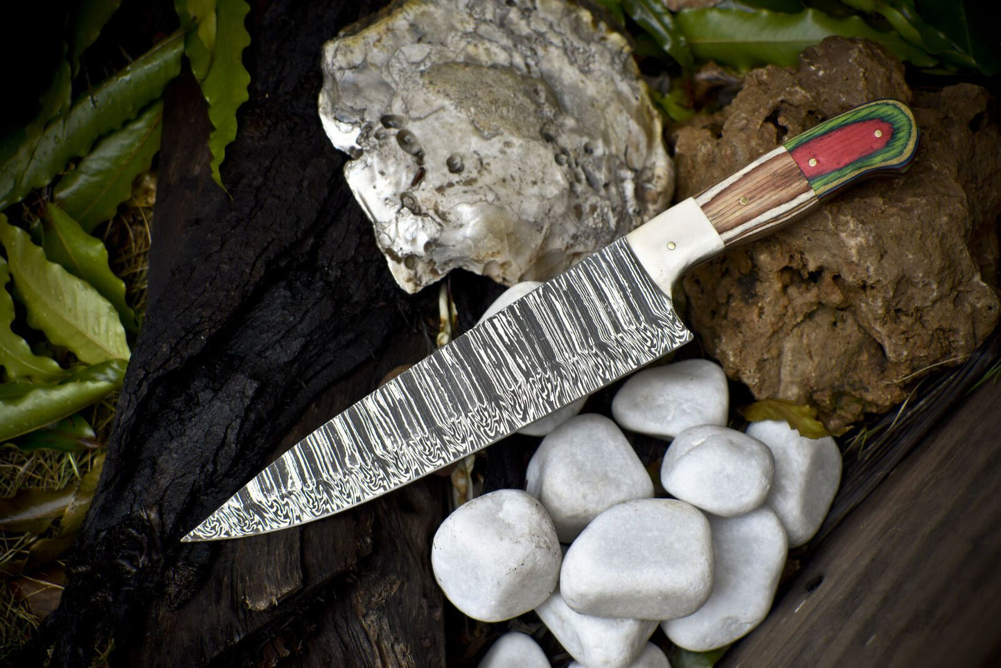 Luxury Handmade Damascus Chef Knife | Gift for Professional Chef