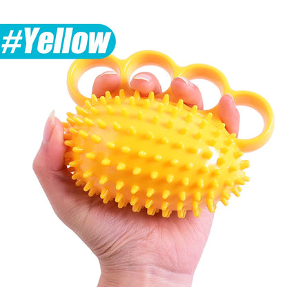 Four Finger Exerciser Ball Hand Grip Strengthener Therapy Ball For Hand Cramps And Stress Relief Ha 5