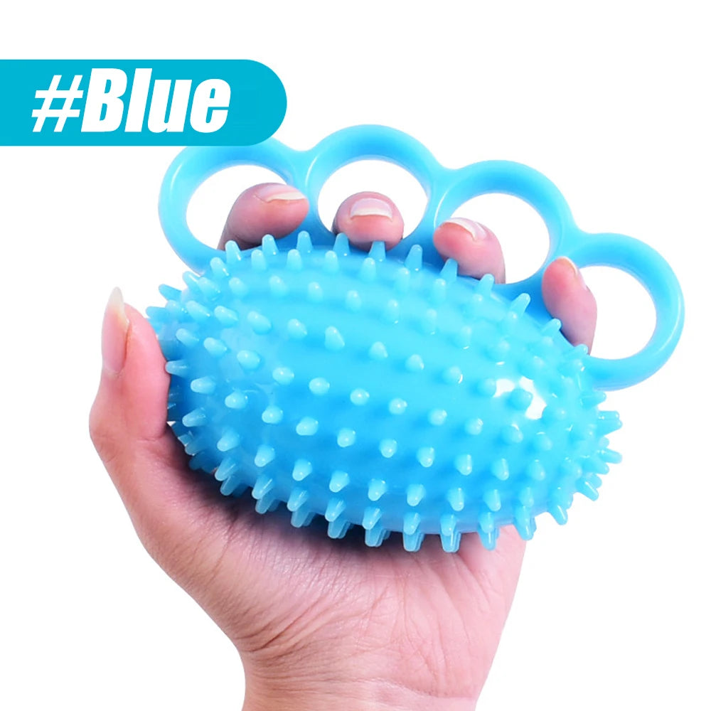 Four Finger Exerciser Ball Hand Grip Strengthener Therapy Ball For Hand Cramps And Stress Relief Ha 7