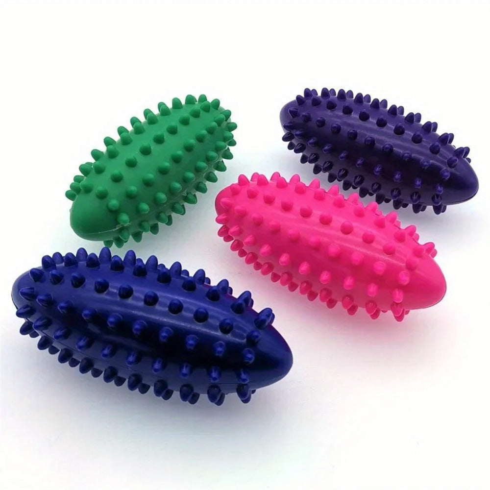 Spiky PVC Foot Massage Ball, Hedgehog Trigger Point Massager, Fascia Relax Ball for Plantar Fasciitis and Pain Relief