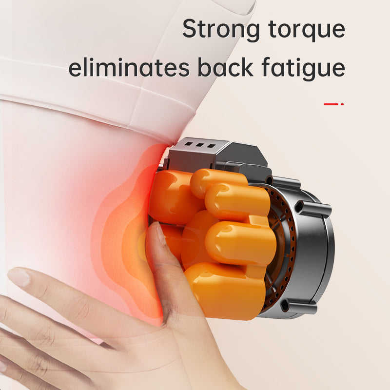 3D Kneading Massage Pillow, Neck Massager with Heat, Shoulder and Back Relief Cushion, Portable Stress Relax Device