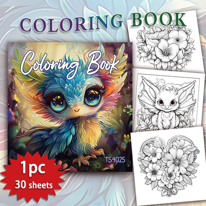 Teen Girls Coloring Book, A Stress Relief Coloring Book for Adults and Teens, Perfect for Christmas and Halloween Gifts