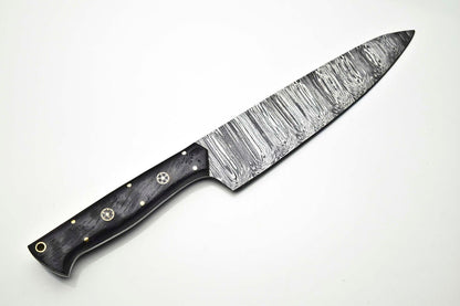 Premium Handmade Damascus Steel Chef Knife  Full Tang Kitchen Masterpiece 3