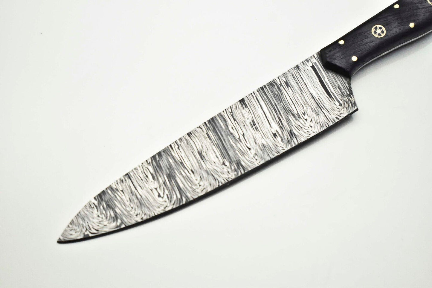 Premium Handmade Damascus Steel Chef Knife  Full Tang Kitchen Masterpiece 2