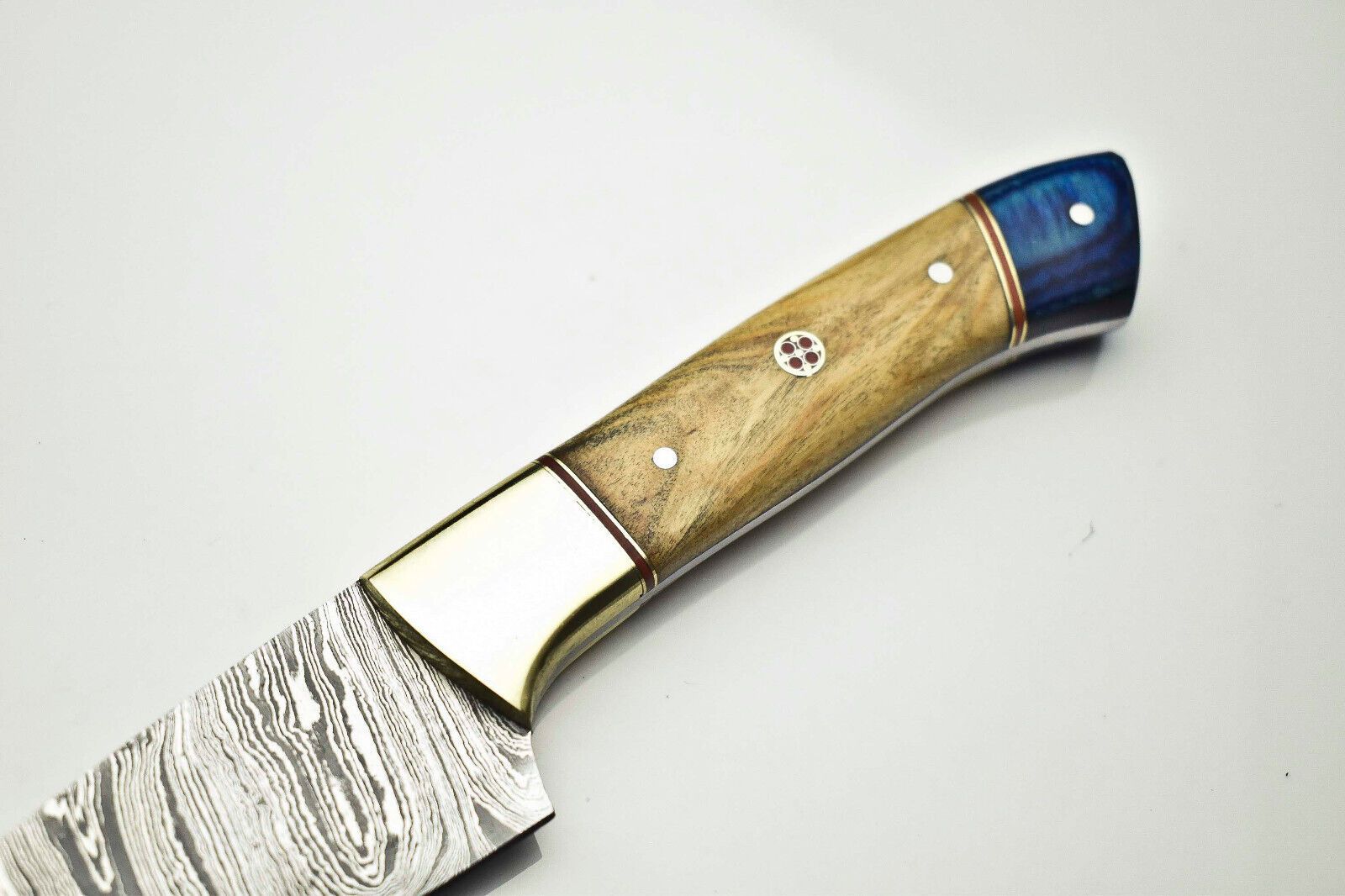 Professional Damascus Steel Chef Knife  Custom Hand Forged Kitchen Blade 1