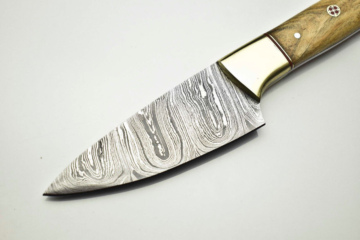 Professional Damascus Steel Chef Knife  Custom Hand Forged Kitchen Blade 2