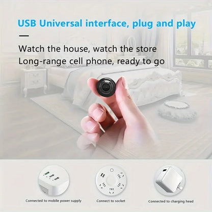 WiFi HD Mini Camera Indoor Surveillance Baby Monitor Night Vision IP Cam Audio Video Recorder 2