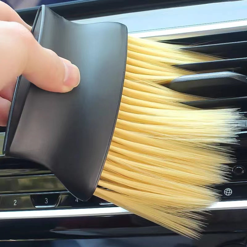 Soft Car Dust Brush, Interior Cleaning Tool, Car Air Vent Brush, Car Wash and Gap Dust Sweeping Brush, Car Detailing