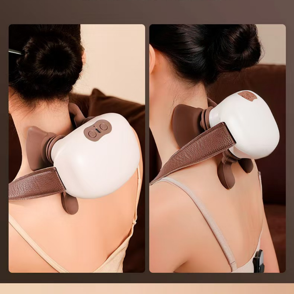 Cervical Spine Kneading Relax Muscles Wireless Electric Deep Tissue Neck And Shoulder Massager Back 1