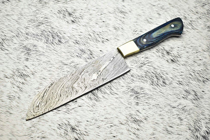 Professional Hand Forged Damascus Chef Knife – Perfect Balance & Design