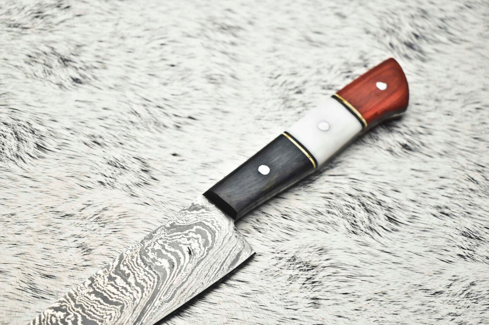 Handcrafted Damascus Steel Chef Knife  Premium Full Tang Cooking Blade 1