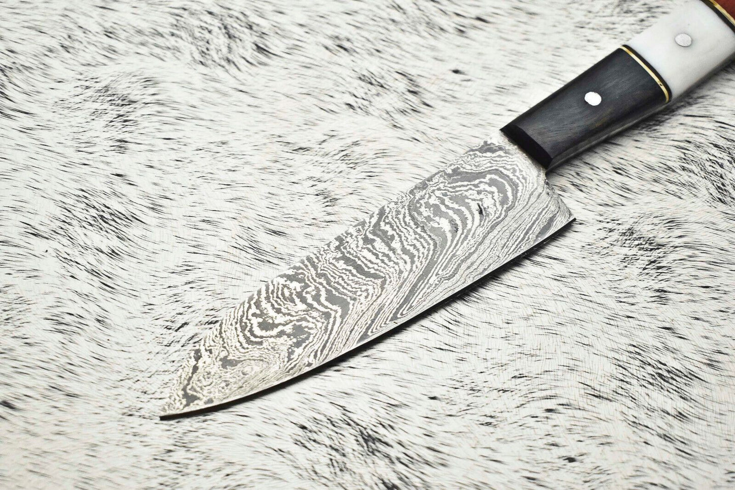 Handcrafted Damascus Steel Chef Knife  Premium Full Tang Cooking Blade 2