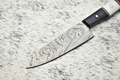 Handcrafted Damascus Steel Chef Knife  Premium Full Tang Cooking Blade 2