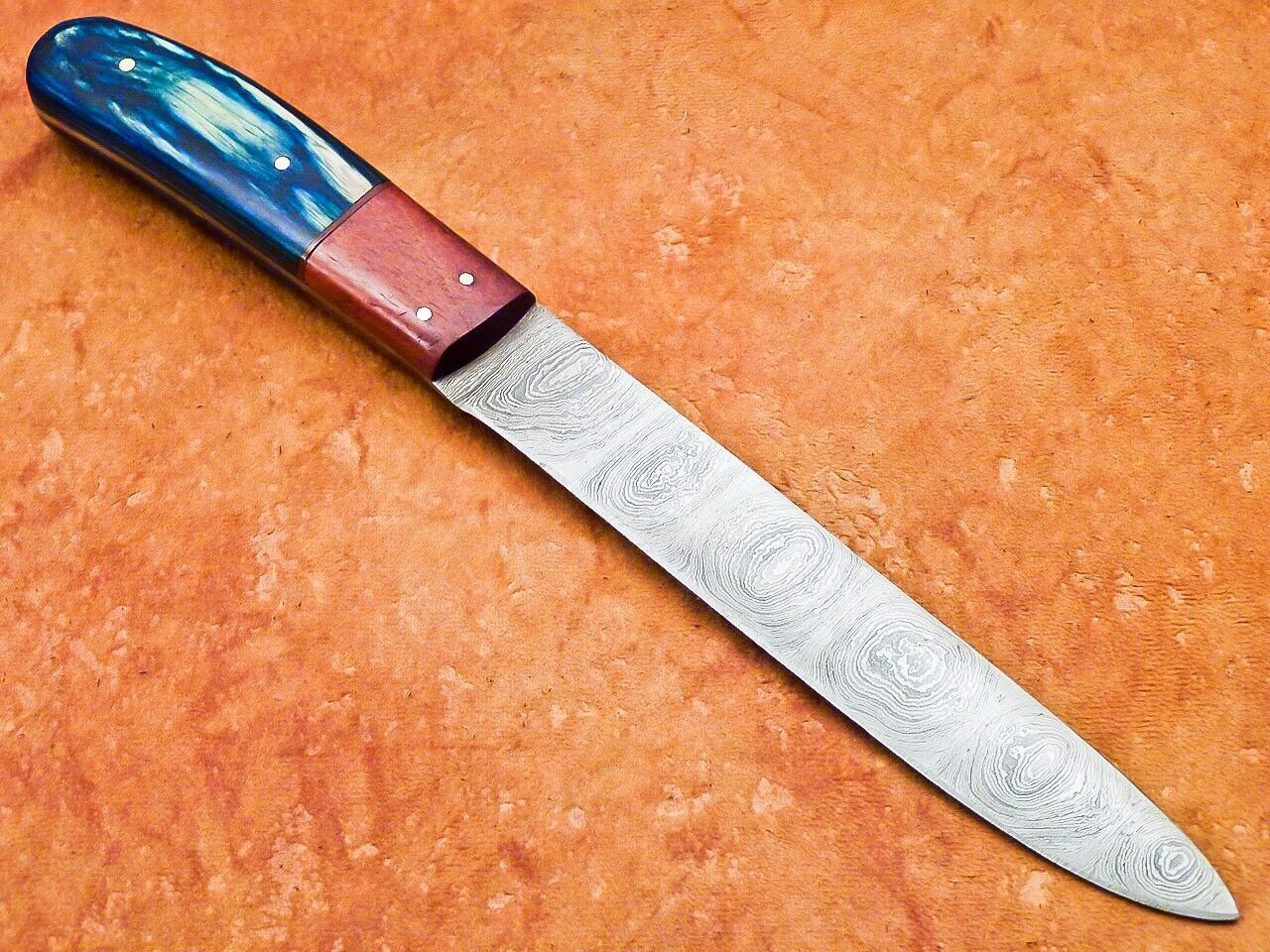 Custom Hand Forged Damascus Steel Chef Knife  Kitchen Perfection Tool 2