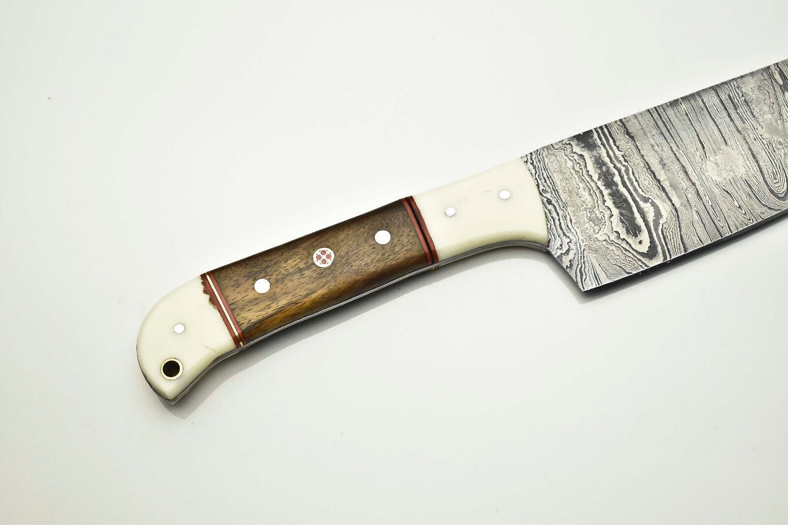 Authentic Forged Damascus Steel Chef Knife  Premium Culinary Kitchen Tool 3