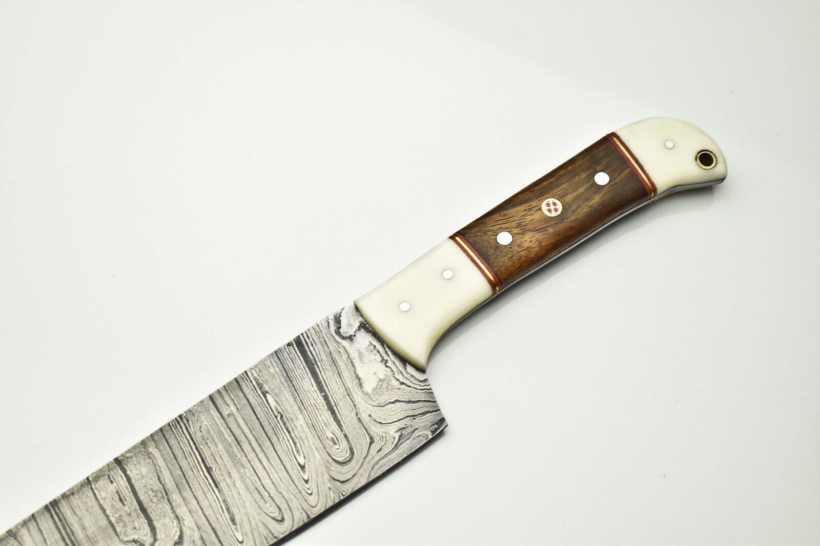 Authentic Forged Damascus Steel Chef Knife  Premium Culinary Kitchen Tool 1