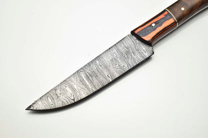 Handmade Damascus Steel Kitchen Knife  Elegant Design Sharp Performance 2