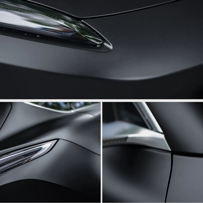 Glossy Black Carbon Fiber Wrap Matte Car Body Foil Auto Accessories Sticker Motorcycle Decoration F 2