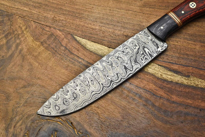 Mastercrafted Damascus Steel Chef Knife  Handmade Full Tang Perfection 2