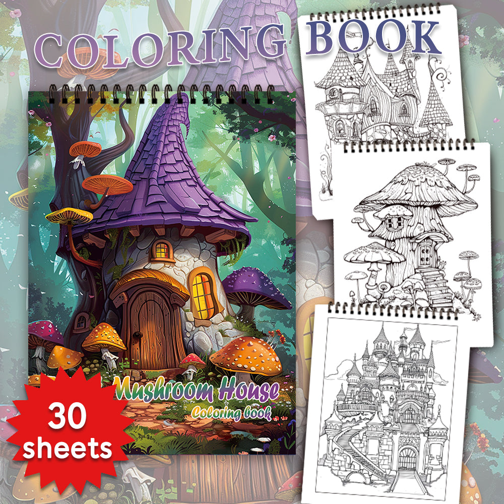 Adult Drawing Book for Stress Relief, Premium Thick Paper, Ideal Halloween and Christmas Gift Options