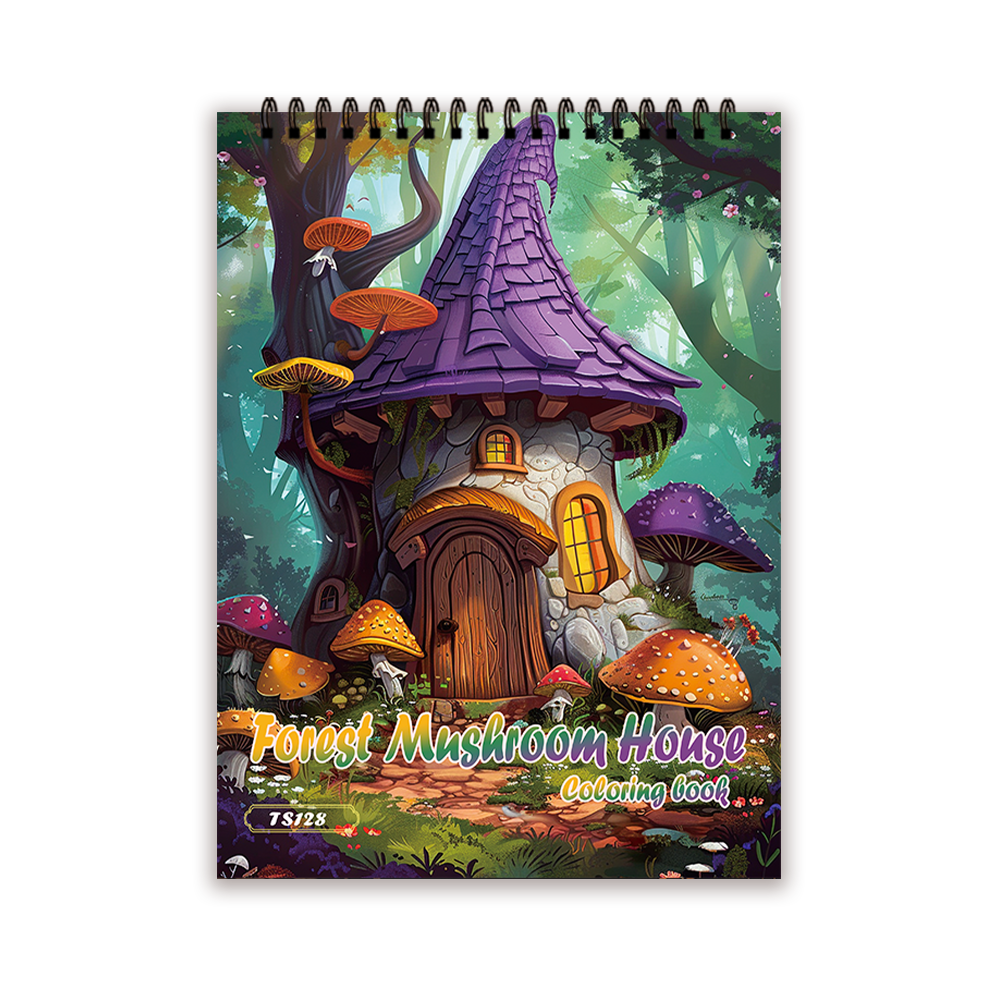 Adult Drawing Book for Stress Relief, Premium Thick Paper, Ideal Halloween and Christmas Gift Options