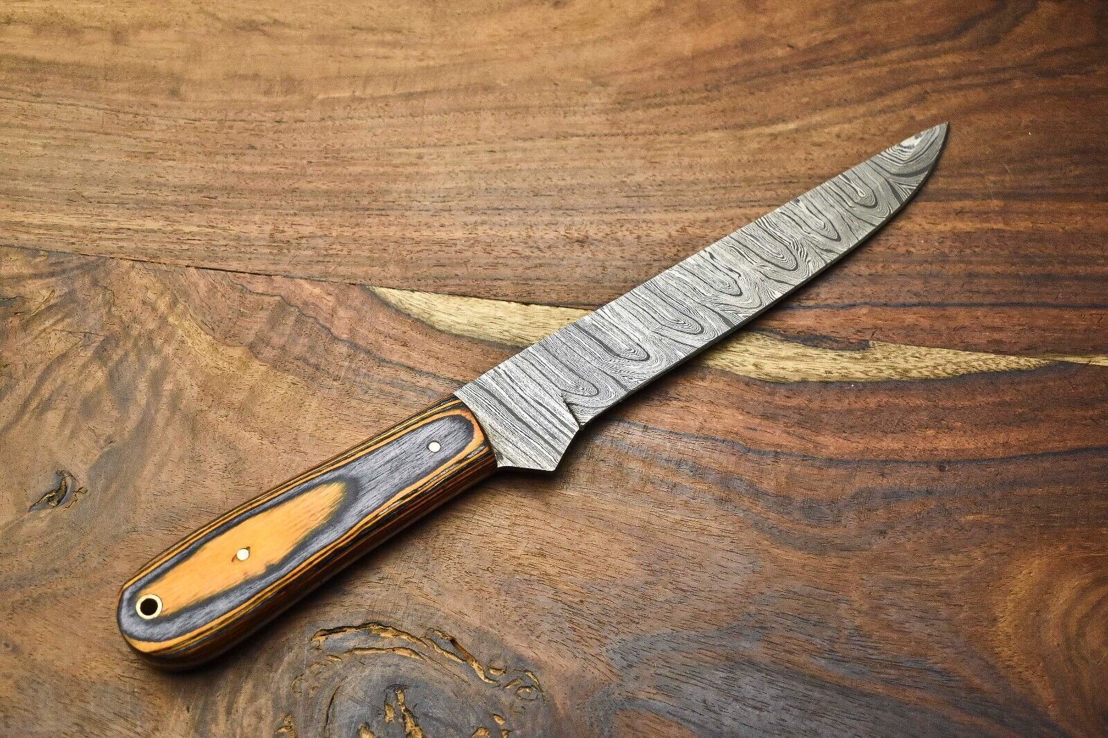 Forged Damascus Steel Chef Knife  Handmade Culinary Art For Professionals 3