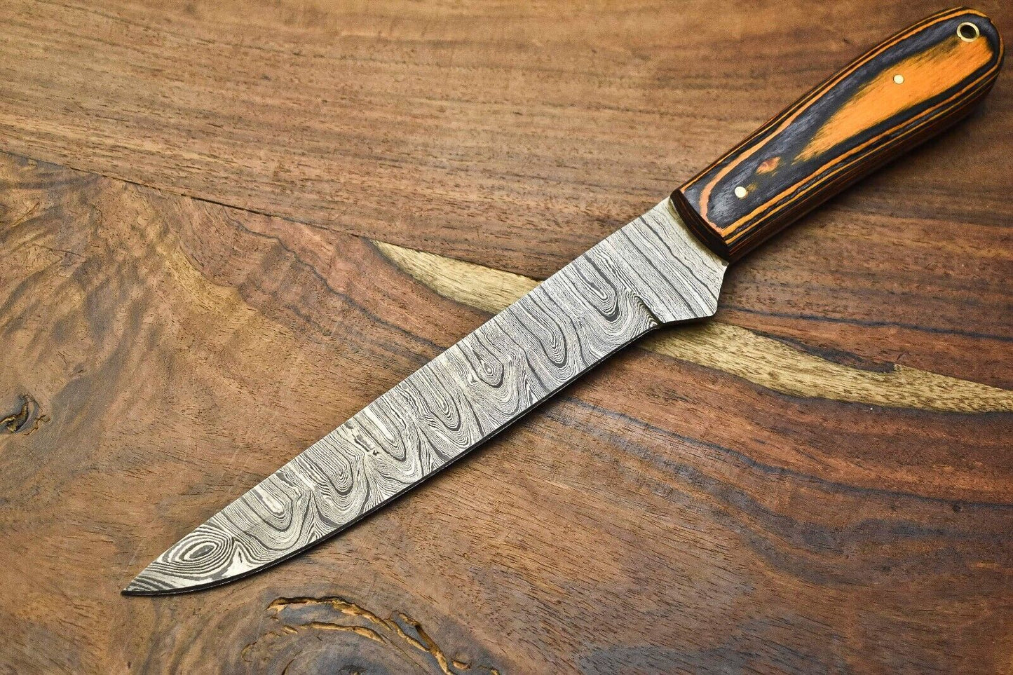 Forged Damascus Steel Chef Knife  Handmade Culinary Art For Professionals 2