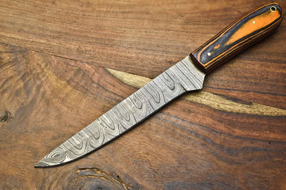 Forged Damascus Steel Chef Knife  Handmade Culinary Art For Professionals 2