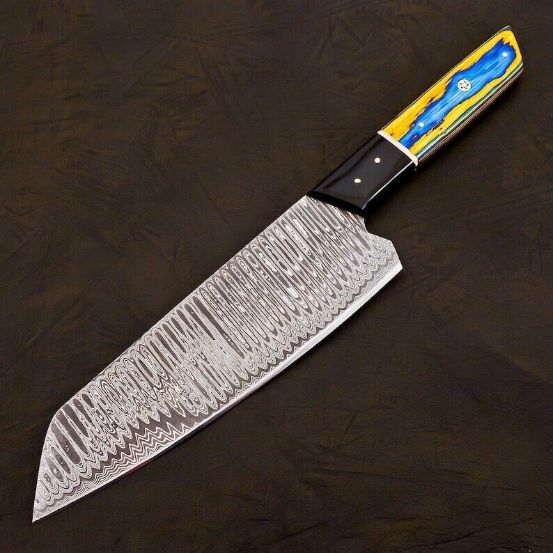 Authentic Handmade Damascus Chef Knife  Professional Grade Kitchen Knife 1