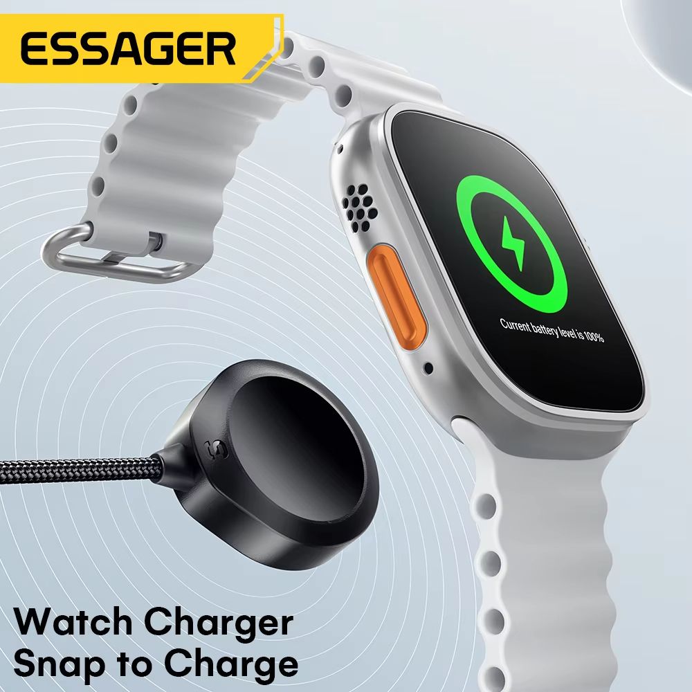 ESSAGER 3in1 100 W MultiConnector Fast Charging Cable  USBC Lightning  MicroMulti For IPhone IWatch 4