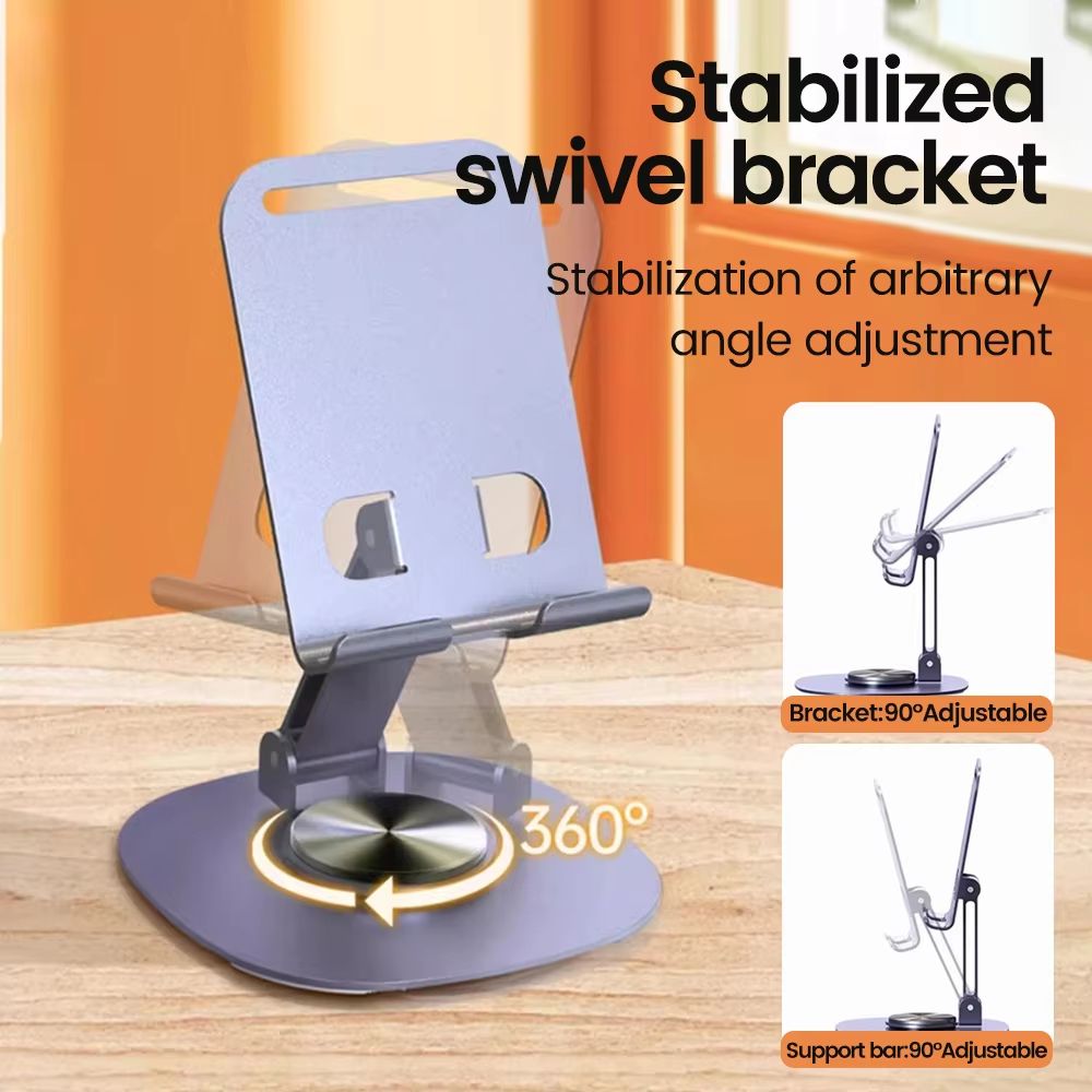 Olaf 360 Deg Rotating Desktop Phone  Tablet Stand  Universal Mount For IPhone 151413 Samsung  IPad 1