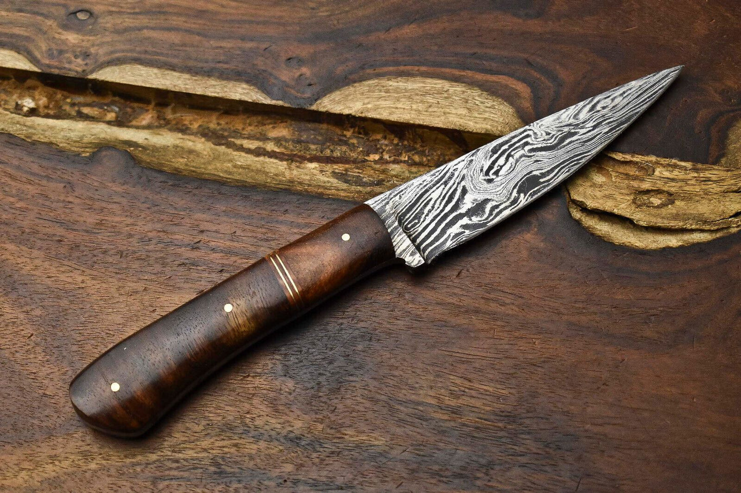 8 Handmade Damascus Steel Chef Knife  Full Tang Kitchen Cooking Knife 3