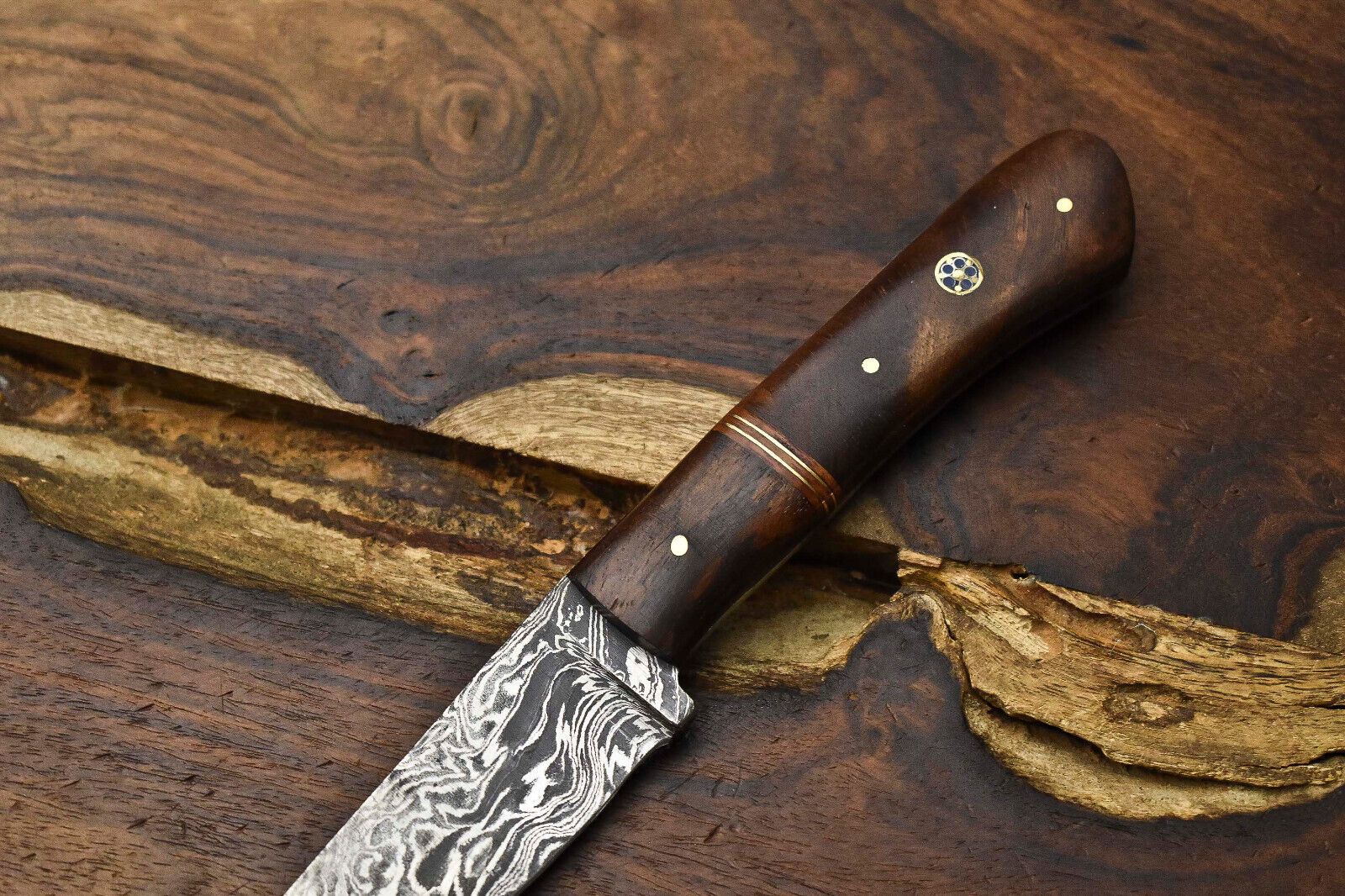 8 Handmade Damascus Steel Chef Knife  Full Tang Kitchen Cooking Knife 1