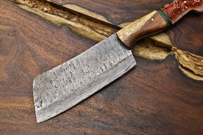 12 Damascus Chef Knife  Handmade Full Tang Kitchen Cooking Knife 2