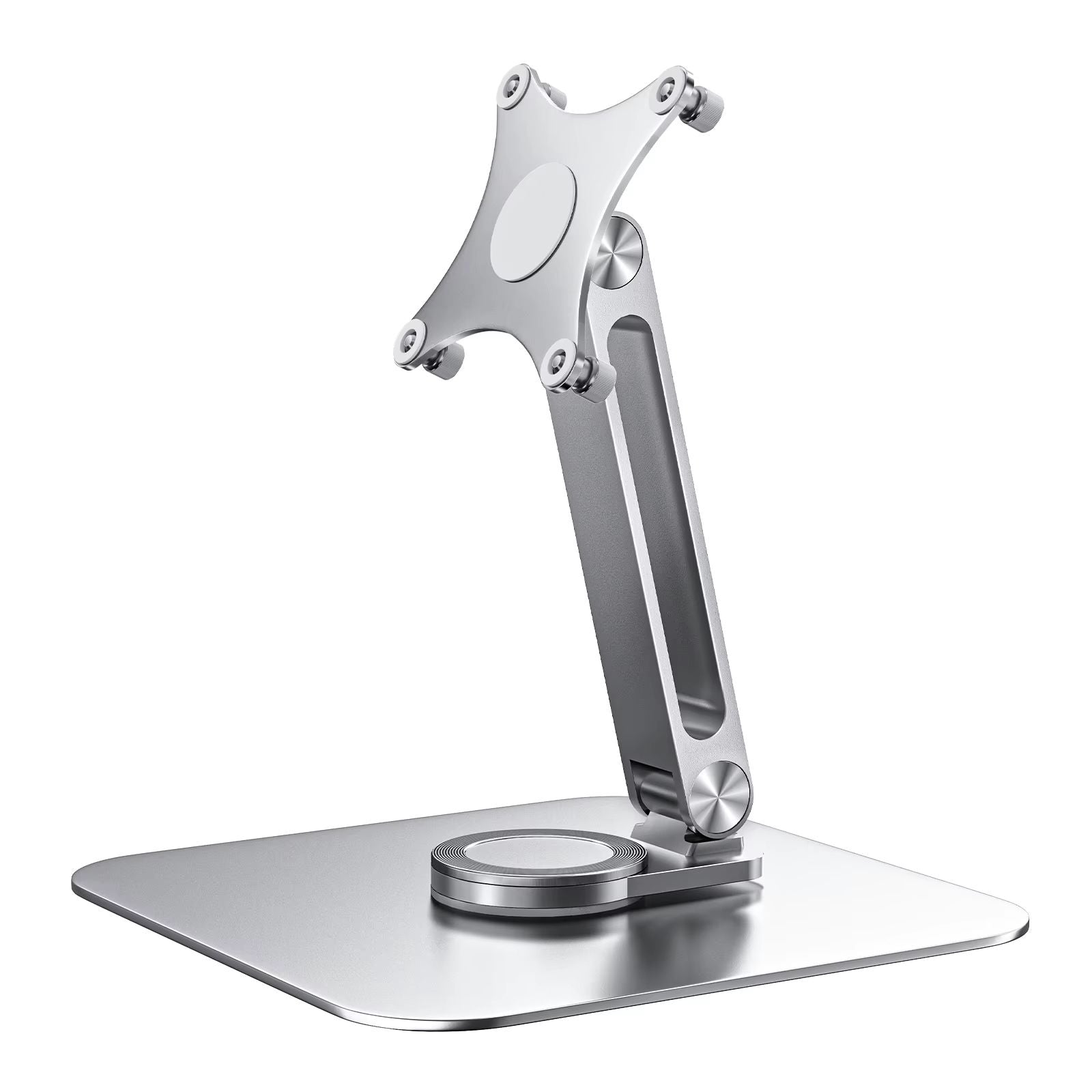 Aluminum Alloy 360deg Rotating Monitor Stand  Adjustable TableMounted Bracket With M4 Screw Base  H 7