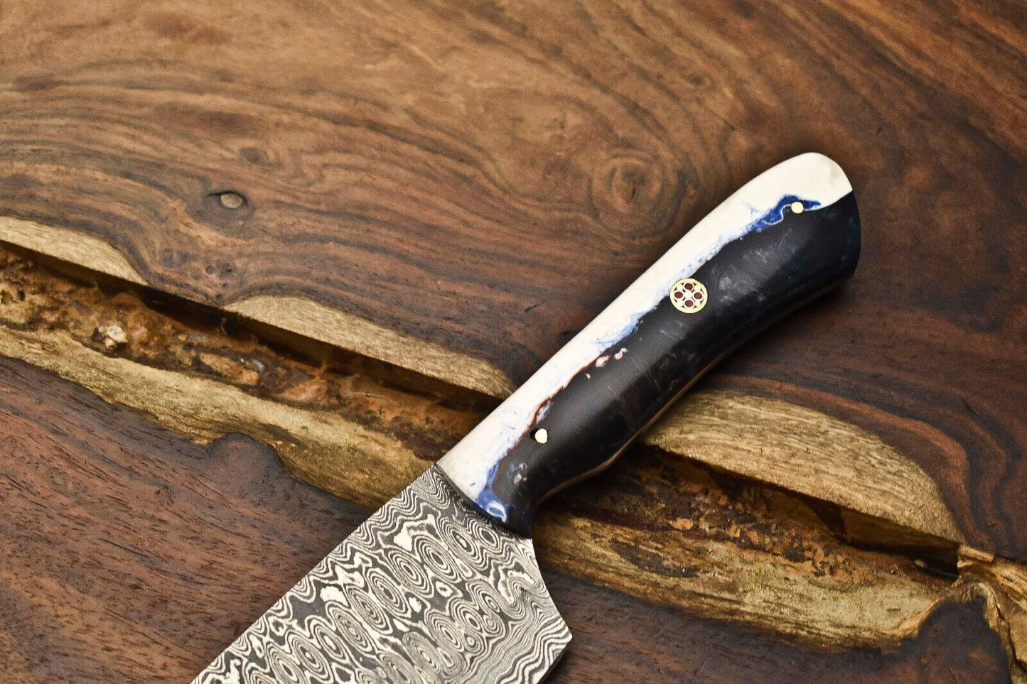 8 Handmade Damascus Steel Chef Knife  Full Tang Professional Kitchen Knife 1