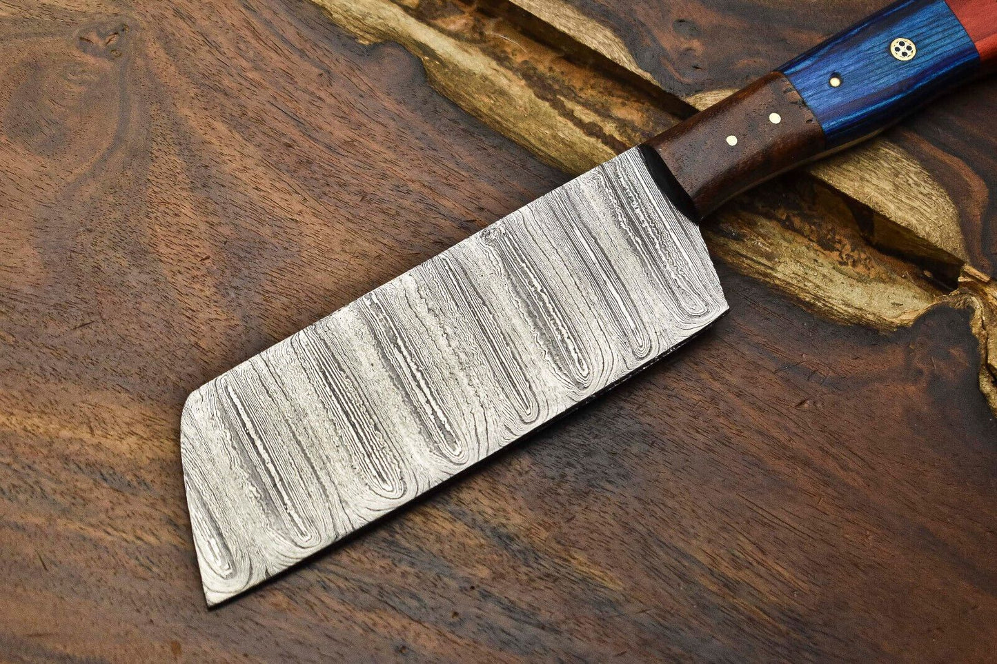 12 Inch Custom Damascus Steel Kitchen Knife  Full Tang Chef Knife 2