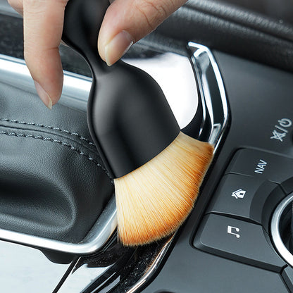 Car Crevice Dusting Brush Car Air Vent Cleaning Soft Brush With Casing Artificial Car Interior Deta 2