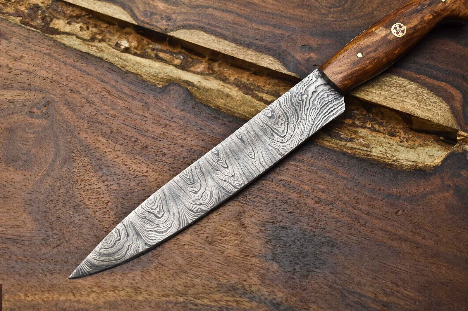 Hand Forged 12 Damascus Steel Chef Knife  Professional Kitchen Knife 2