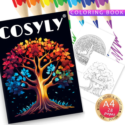 Animal Character Coloring Book Mandala Flowers Stress Relief Relaxation Art 21