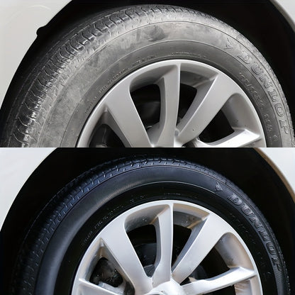 Durable Black Shiny Tire Wax Long Lasting Protection Crack Preventer Tire Shine And Whitening Polis 2